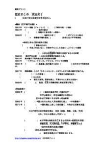 江戸時代から明治時代
